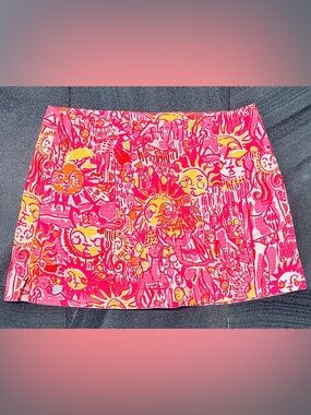 Lilly Pulitzer “January “ Skort in vibrant “Pink Pout” size 4 NWOT
